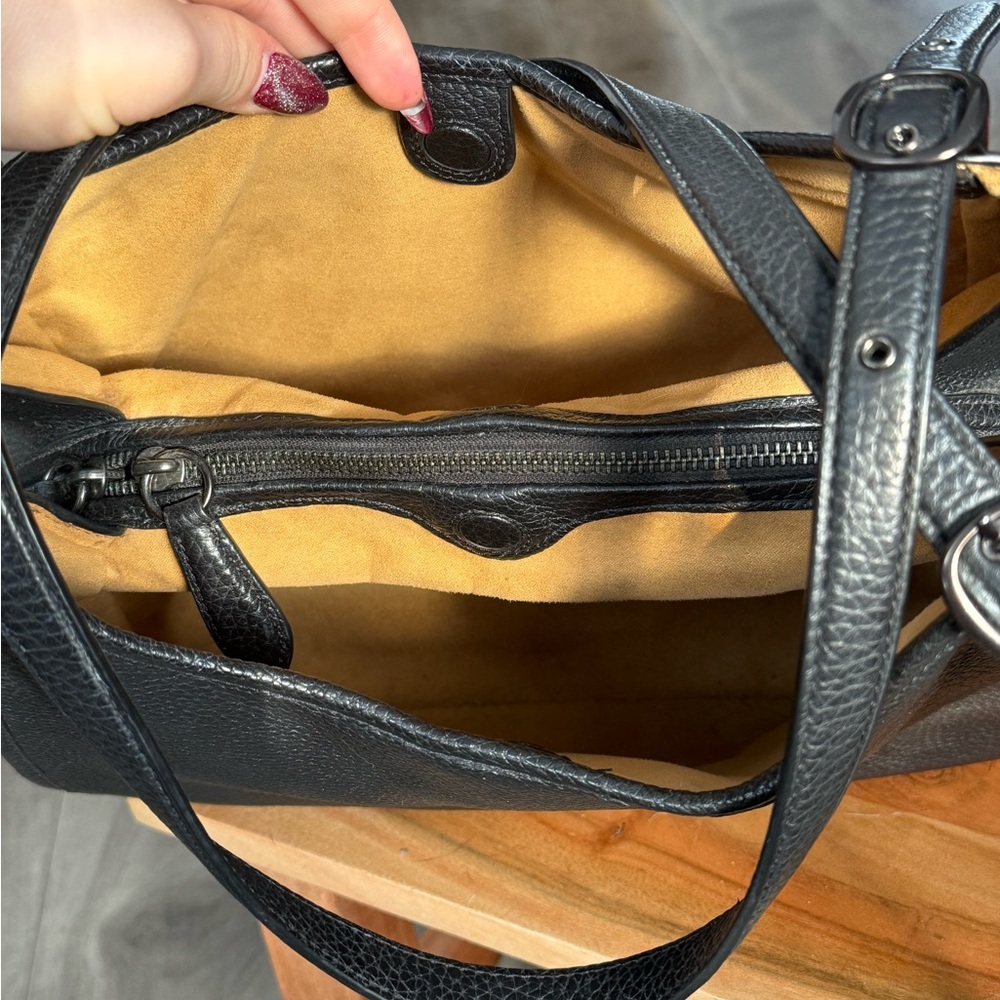 Coach bag Lori with brown suede interior - Picture 4 of 9